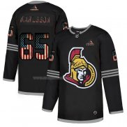 Maglia Hockey Ottawa Senators Erik Karlsson 2020 USA Flag Nero2