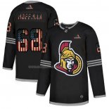 Maglia Hockey Ottawa Senators Mike Hoffman 2020 USA Flag Nero2