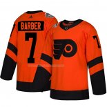 Maglia Hockey Philadelphia Flyers Bill Barber Autentico 2019 Stadium Series Arancione