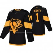 Maglia Hockey Pittsburgh Penguins Casey Desmith Autentico 2019 Stadium Series Nero