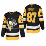 Maglia Hockey Pittsburgh Penguins Sidney Crosby Home Autentico Giocatore Nero