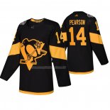 Maglia Hockey Pittsburgh Penguins Tanner Pearson Autentico 2019 Stadium Series Nero