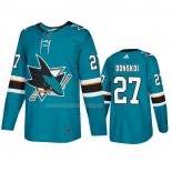 Maglia Hockey San Jose Sharks Joonas Donskoi Home Verde
