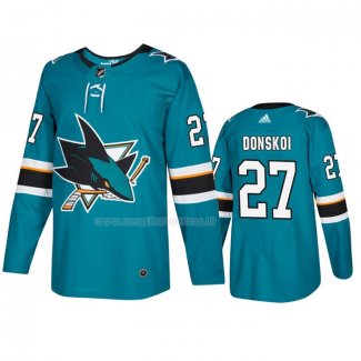 Maglia Hockey San Jose Sharks Joonas Donskoi Home Verde
