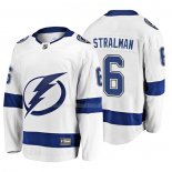 Maglia Hockey Tampa Bay Lightning Anton Stralman 2019 Away Breakaway Bianco
