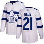 Maglia Hockey Toronto Maple Leafs Bobby Baun Autentico 2018 Stadium Series Bianco