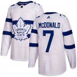 Maglia Hockey Toronto Maple Leafs Lanny Mcdonald Autentico 2018 Stadium Series Bianco