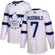 Maglia Hockey Toronto Maple Leafs Lanny Mcdonald Autentico 2018 Stadium Series Bianco