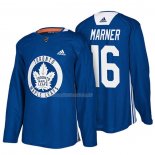Maglia Hockey Toronto Maple Leafs Mitchell Marner New Season Practice Blu