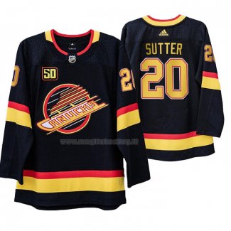 Maglia Hockey Vancouver Canucks Brandon Sutter 50 Anniversario 90's Flying Skate Nero