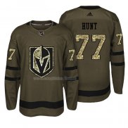 Maglia Hockey Vegas Golden Knights Brad Hunt Salute To Service Verde Militare