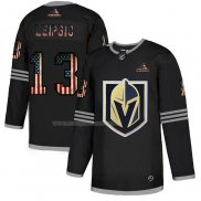 Maglia Hockey Vegas Golden Knights Brendan Leipsic 2020 USA Flag Nero