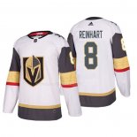 Maglia Hockey Vegas Golden Knights Griffin Reinhart Away Autentico Giocatore Bianco