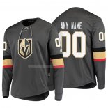 Maglia Hockey Vegas Golden Knights Personalizzate Platinum Gris