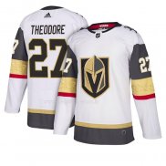 Maglia Hockey Vegas Golden Knights Shea Theodore Bianco 2018 Away Giocatore