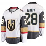 Maglia Hockey Vegas Golden Knights William Carrier 2019 Away Breakaway Bianco