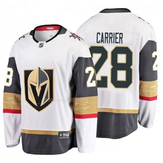 Maglia Hockey Vegas Golden Knights William Carrier 2019 Away Breakaway Bianco