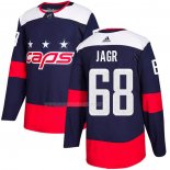 Maglia Hockey Washington Capitals Jaromir Jagr Autentico 2018 Stadium Series Blu