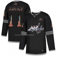 Maglia Hockey Washington Capitals Mike Gartner 2020 USA Flag Nero