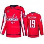 Maglia Hockey Washington Capitals Nicklas Backstrom Home Autentico Rosso