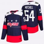 Maglia Hockey Washington Capitals Tom Wilson 2018 Stadium Series Blu