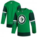 Maglia Hockey Winnipeg Jets 2023 St. Patrick's Day Autentico Verde