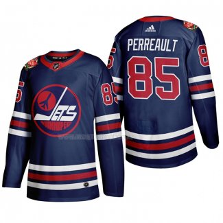 Maglia Hockey Winnipeg Jets Mathieu Perreault Heritage Classic 2019-20 Blu