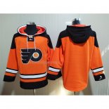 Felpa con Cappuccio Philadelphia Flyers Arancione