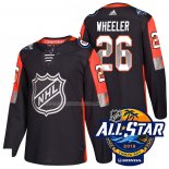 Maglia Hockey 2018 All Star Winnipeg Jets Blake Wheeler Autentico Nero