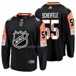Maglia Hockey 2018 All Star Winnipeg Jets Mark Scheifele Nero