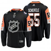 Maglia Hockey 2018 All Star Winnipeg Jets Mark Scheifele Nero
