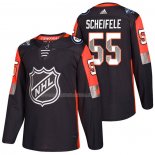 Maglia Hockey 2018 All Star Winnipeg Jets Mark Scheifele Nero2