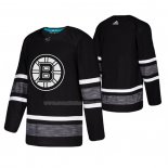 Maglia Hockey 2019 All Star Boston Bruins Blank Nero