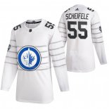 Maglia Hockey 2020 All Star Winnipeg Jets Mark Scheifele Autentico Bianco