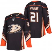 Maglia Hockey Anaheim Ducks Chris Wagner Home Autentico 2018 Nero