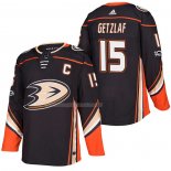 Maglia Hockey Anaheim Ducks Ryan Getzlaf Home Autentico 2018 Nero