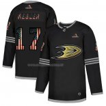 Maglia Hockey Anaheim Ducks Ryan Kesler 2020 USA Flag Nero