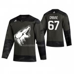 Maglia Hockey Arizona Coyotes Lawson Crouse 2019 Veterans Day Camuffamento