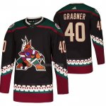 Maglia Hockey Arizona Coyotes Michael Grabner Throwback Kachina Nero