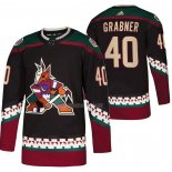 Maglia Hockey Arizona Coyotes Michael Grabner Throwback Kachina Nero
