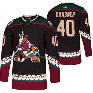 Maglia Hockey Arizona Coyotes Michael Grabner Throwback Kachina Nero