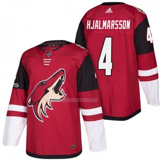 Maglia Hockey Arizona Coyotes Niklas Hjalmarsson Home Autentico 2018 Rosso