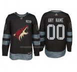Maglia Hockey Arizona Coyotes Personalizzate Nero