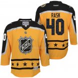 Maglia Hockey Bambino 2017 All Star Boston Bruins Tuukka Rask Giallo