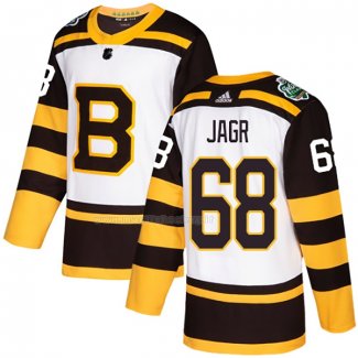 Maglia Hockey Boston Bruins Jaromir Jagr Autentico 2019 Winter Classic Bianco