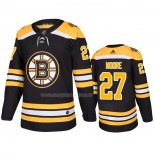 Maglia Hockey Boston Bruins John Moore Home Nero