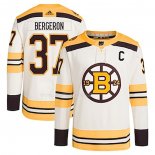 Maglia Hockey Boston Bruins Patrice Bergeron Alternato Primegreen Autentico Bianco