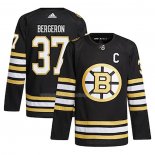 Maglia Hockey Boston Bruins Patrice Bergeron Alternato Primegreen Autentico Nero
