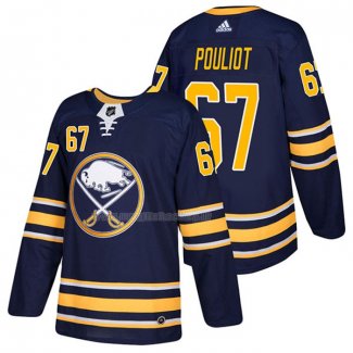 Maglia Hockey Buffalo Sabres Benoit Pouliot Home Autentico 2018 Blu