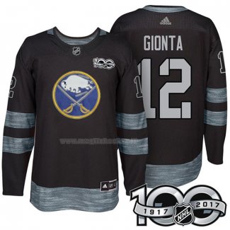 Maglia Hockey Buffalo Sabres Brian Gionta 1917-2017 100th Anniversario Nero